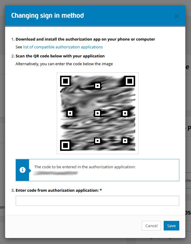 Two-step authentication with WinAuth token or Google Authenticator