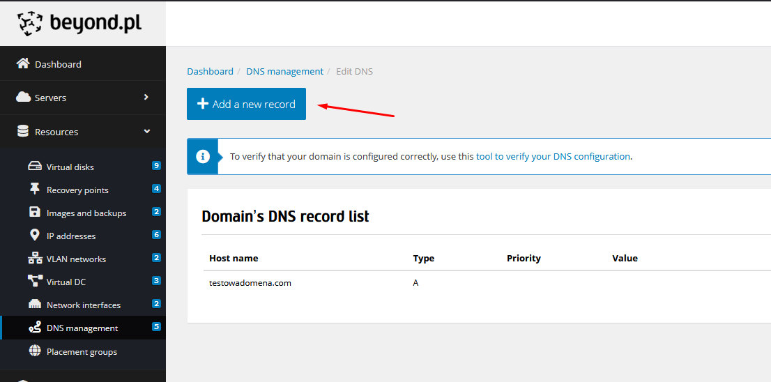 DNS load balancer and DNS failover