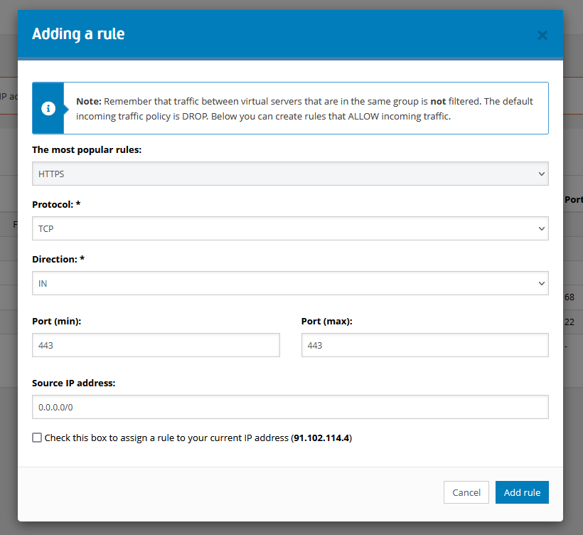 How to start your own firewall on a server?