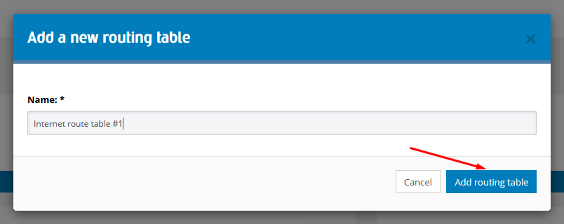 VDC Network with Internet access using NAT