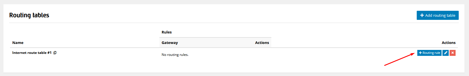 VDC Network with Internet access using NAT