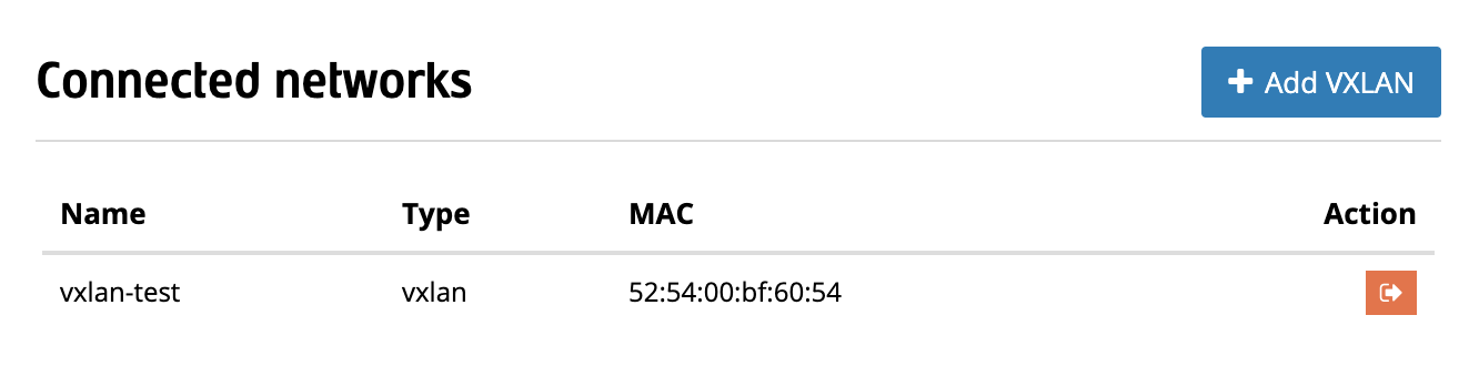 Adding and Creating a VxLAN Private Network